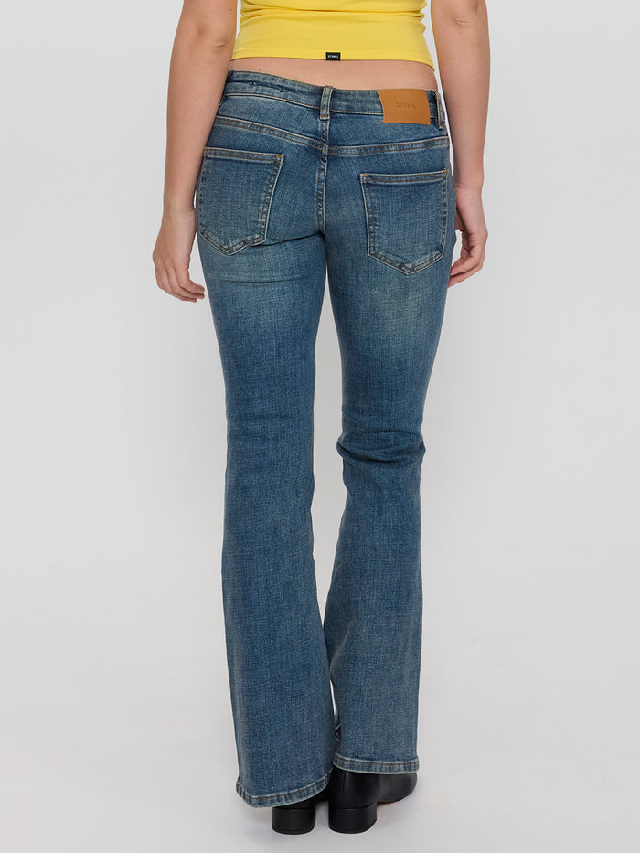 Dakota Super Low Kick Jean - Cyclone Blue 4