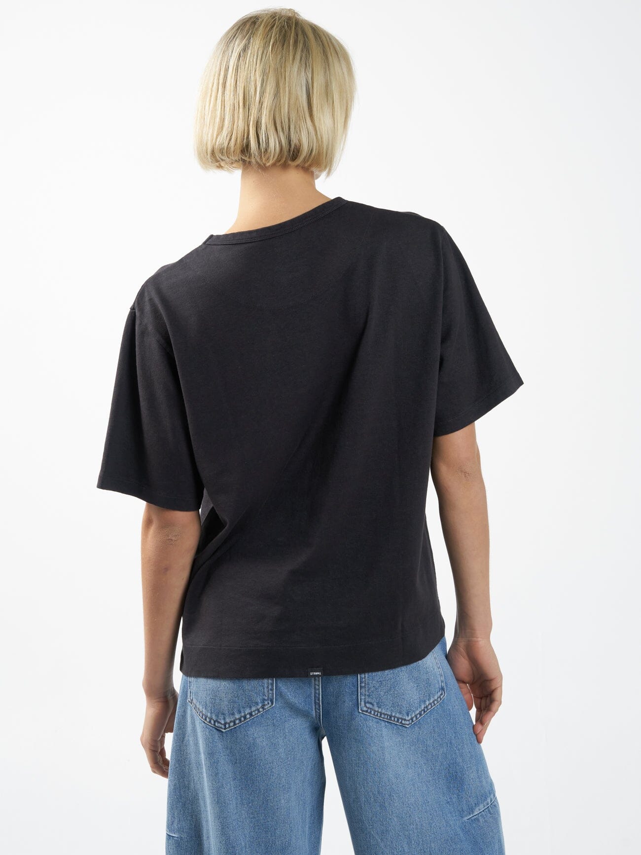 Infinite Reality Hemp Box Tee - Washed Black