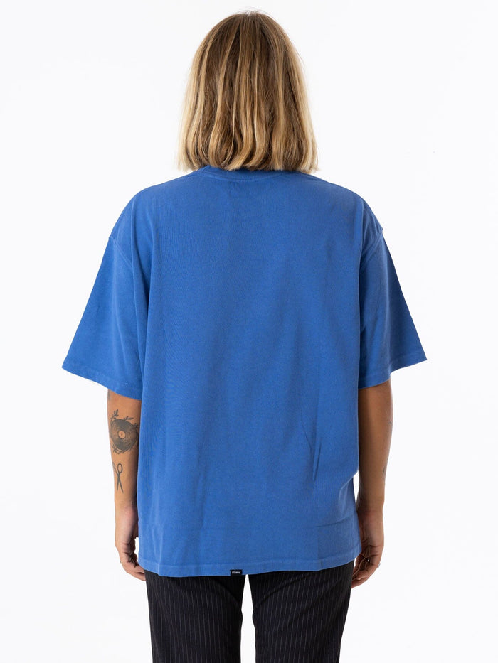 Spectral Oversized Tee - Vintage Royal Blue