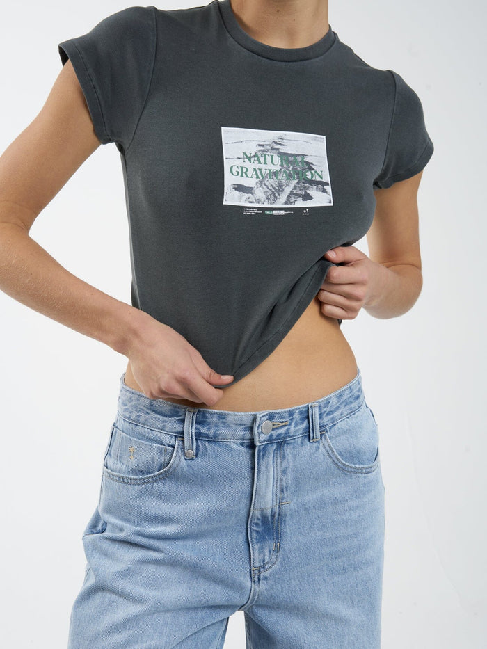 Gravitating Naturally Mini Tee - Merch Black