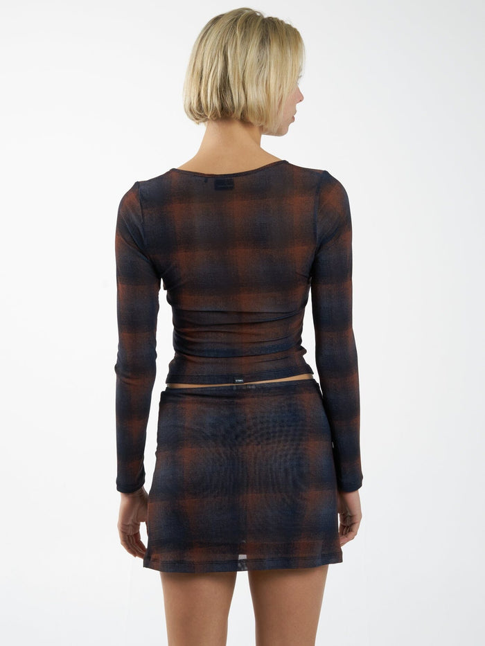 Enmesh Top - Midnight Blue