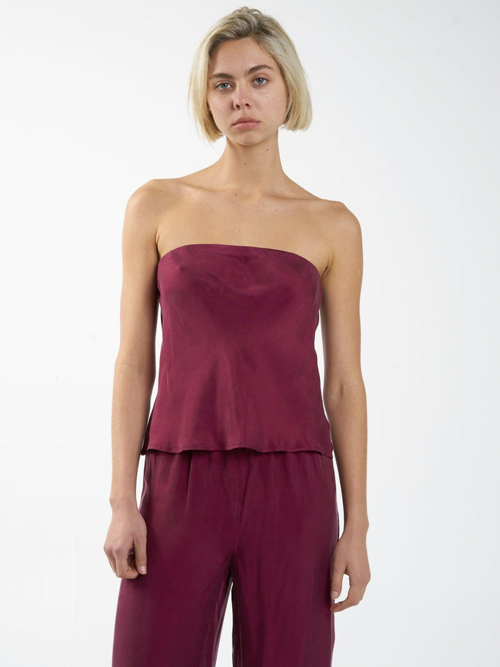 Gimlet Tube Top - Wine