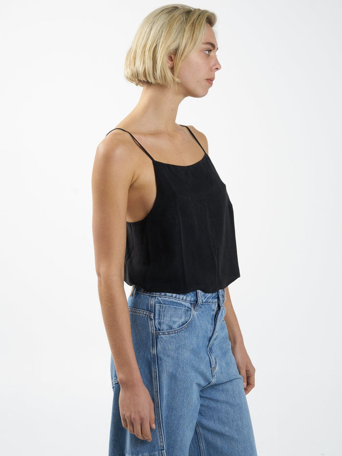 Manhatten Jacquard Camisole  - Antique Black