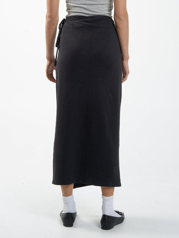 Hemp Wrap Skirt - Black