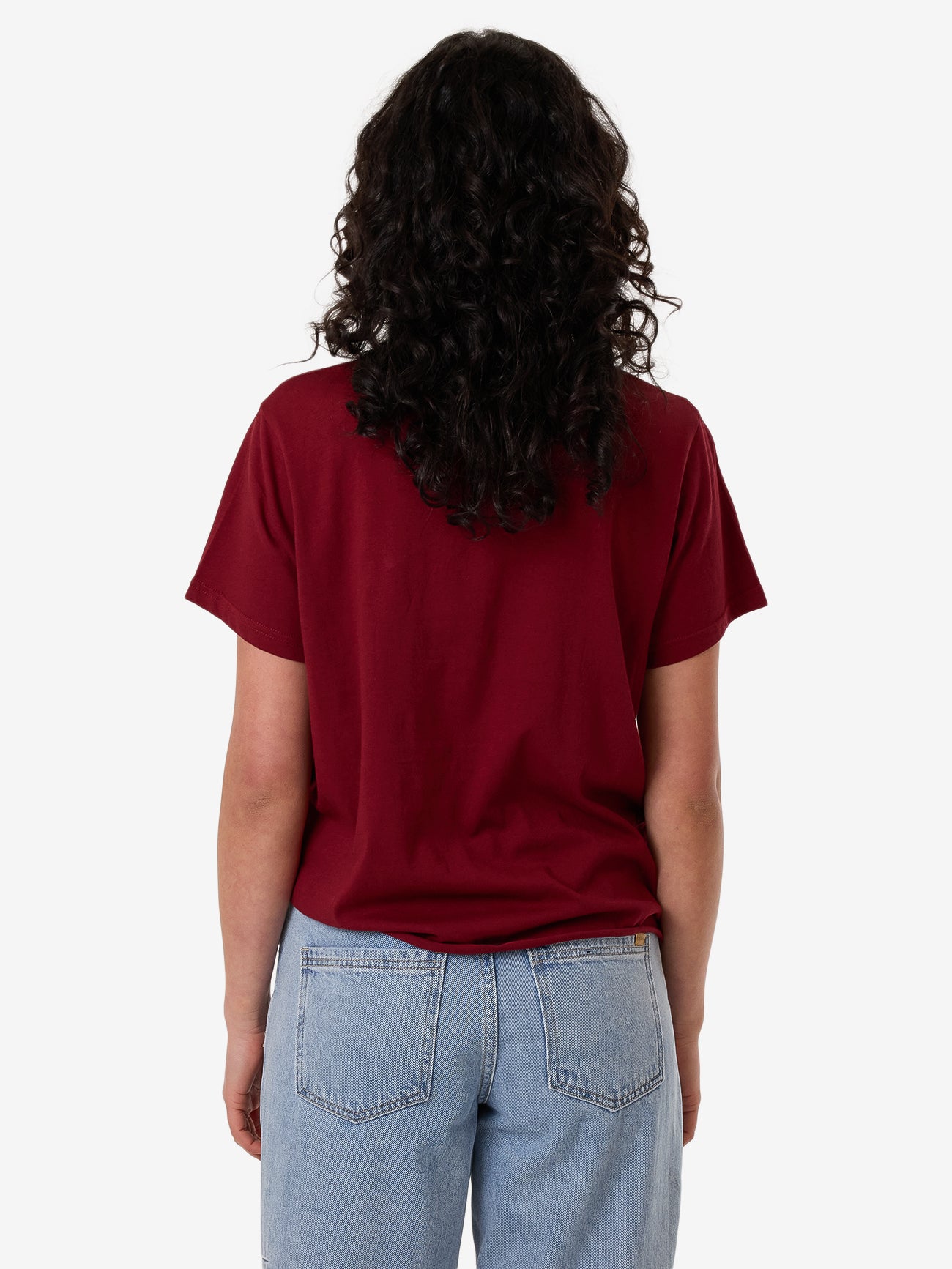 Minimal Thrills Relaxed Tee - Cabernet 4