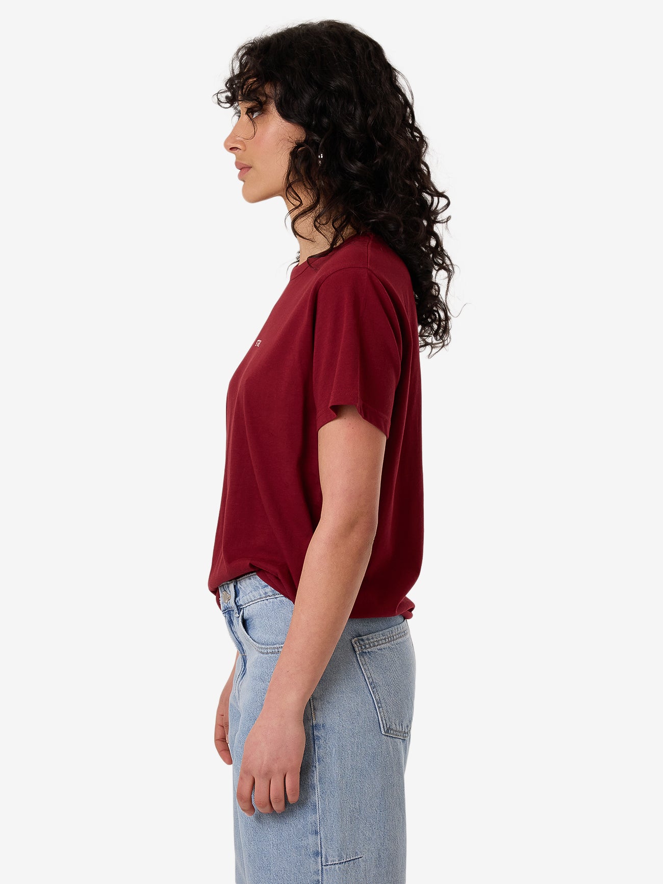 Minimal Thrills Relaxed Tee - Cabernet 4