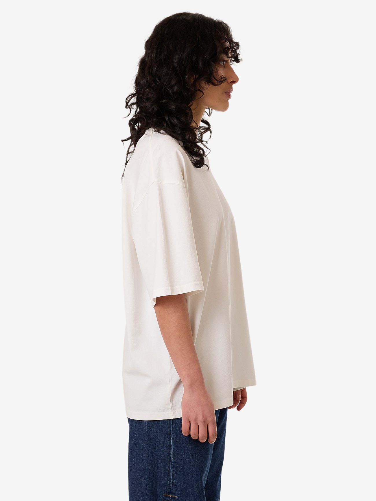 Navigate Oversized Tee - Chalk