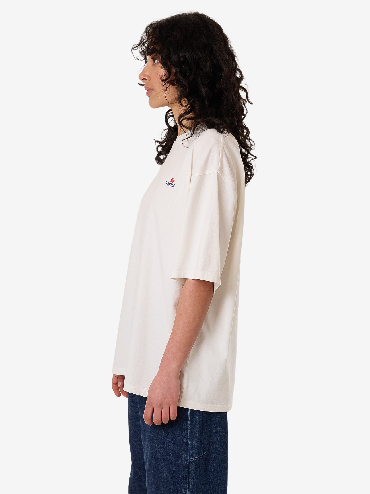 Navigate Oversized Tee - Chalk