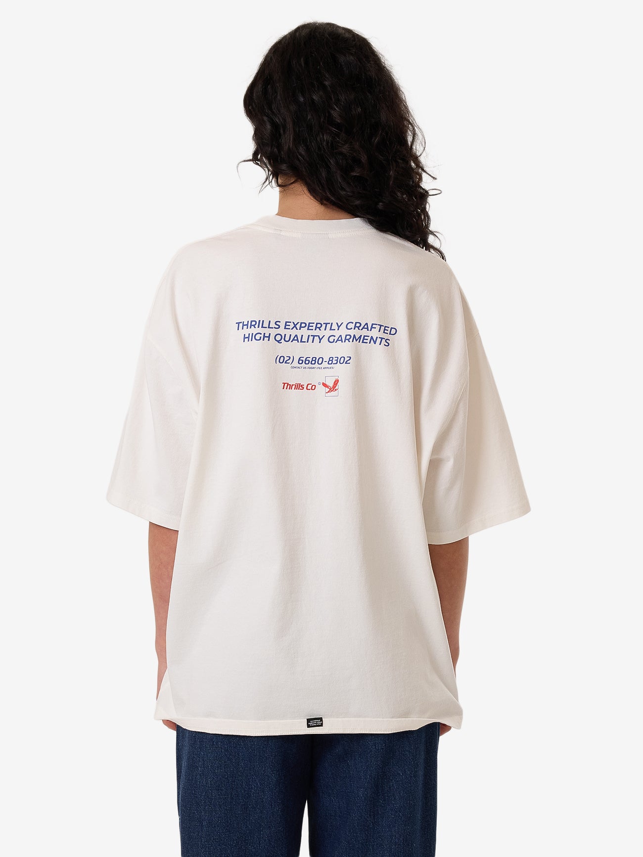 Navigate Oversized Tee - Chalk 4