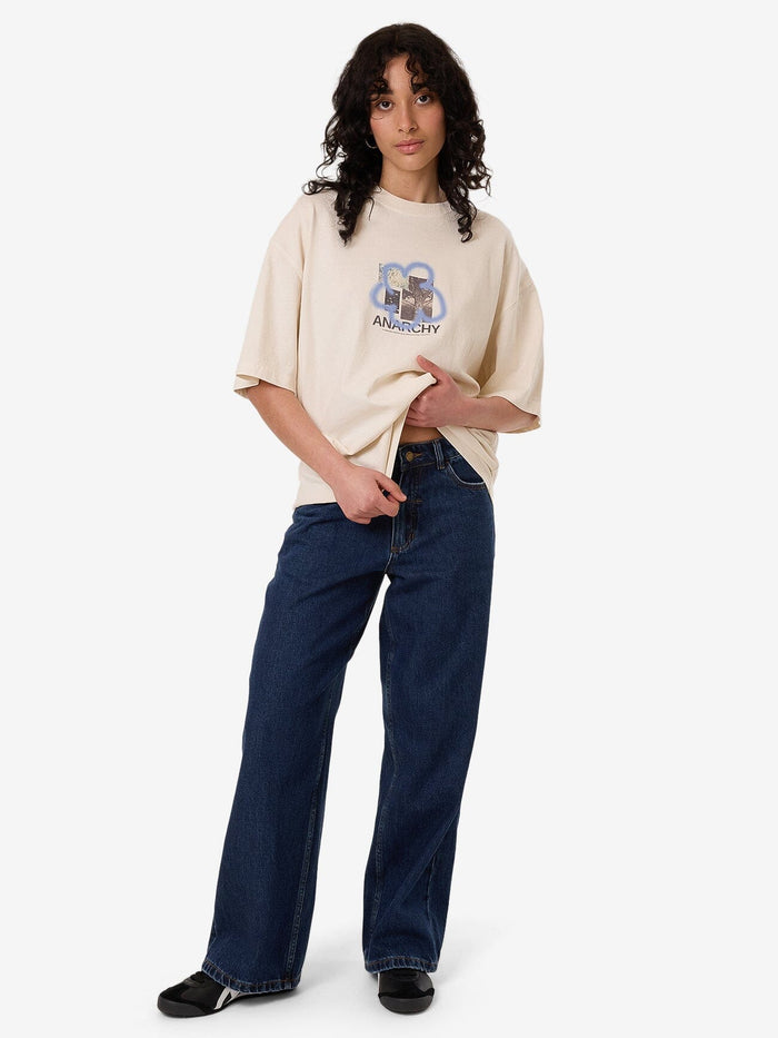 James Adams Anarchy Oversized Tee - Heritage White 4