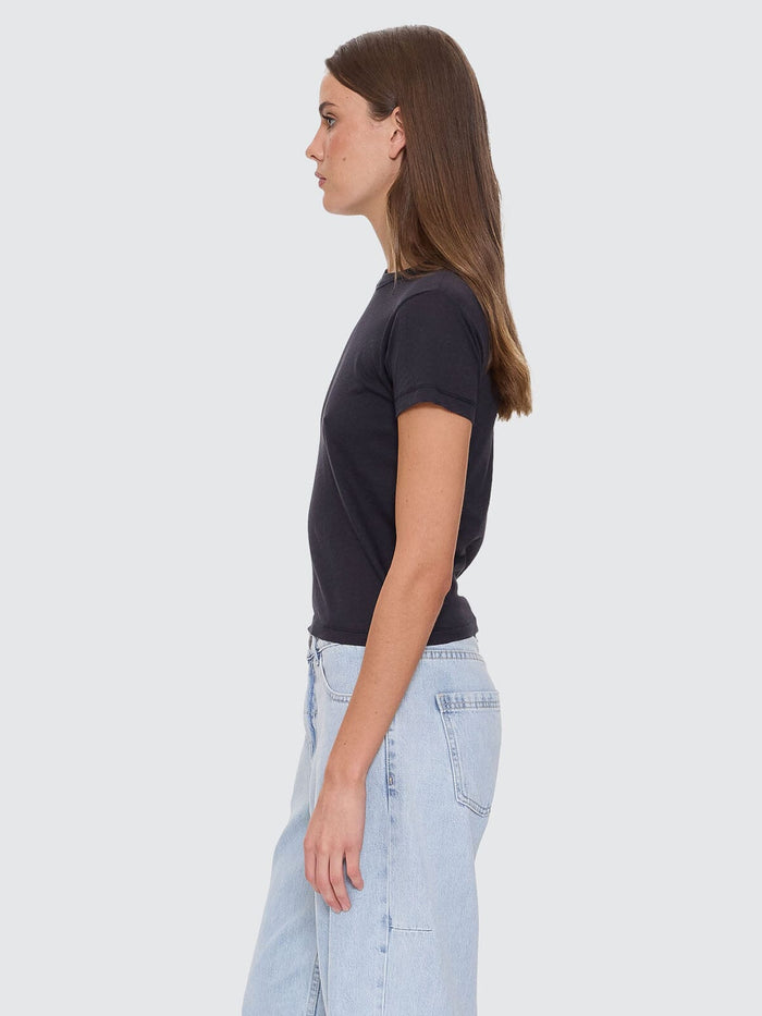 Thrills Boy Tee - Washed Black 4