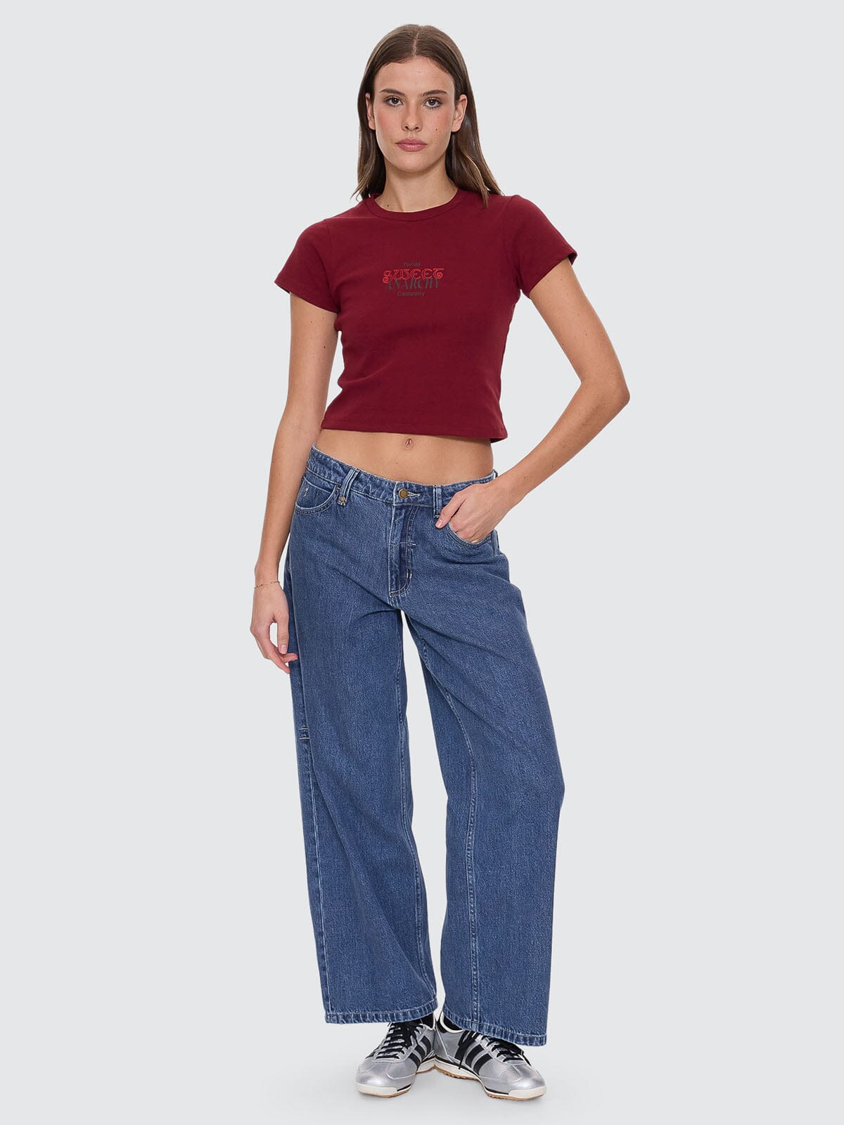 Sweet Anarchy Mini Tee - Cabernet 4