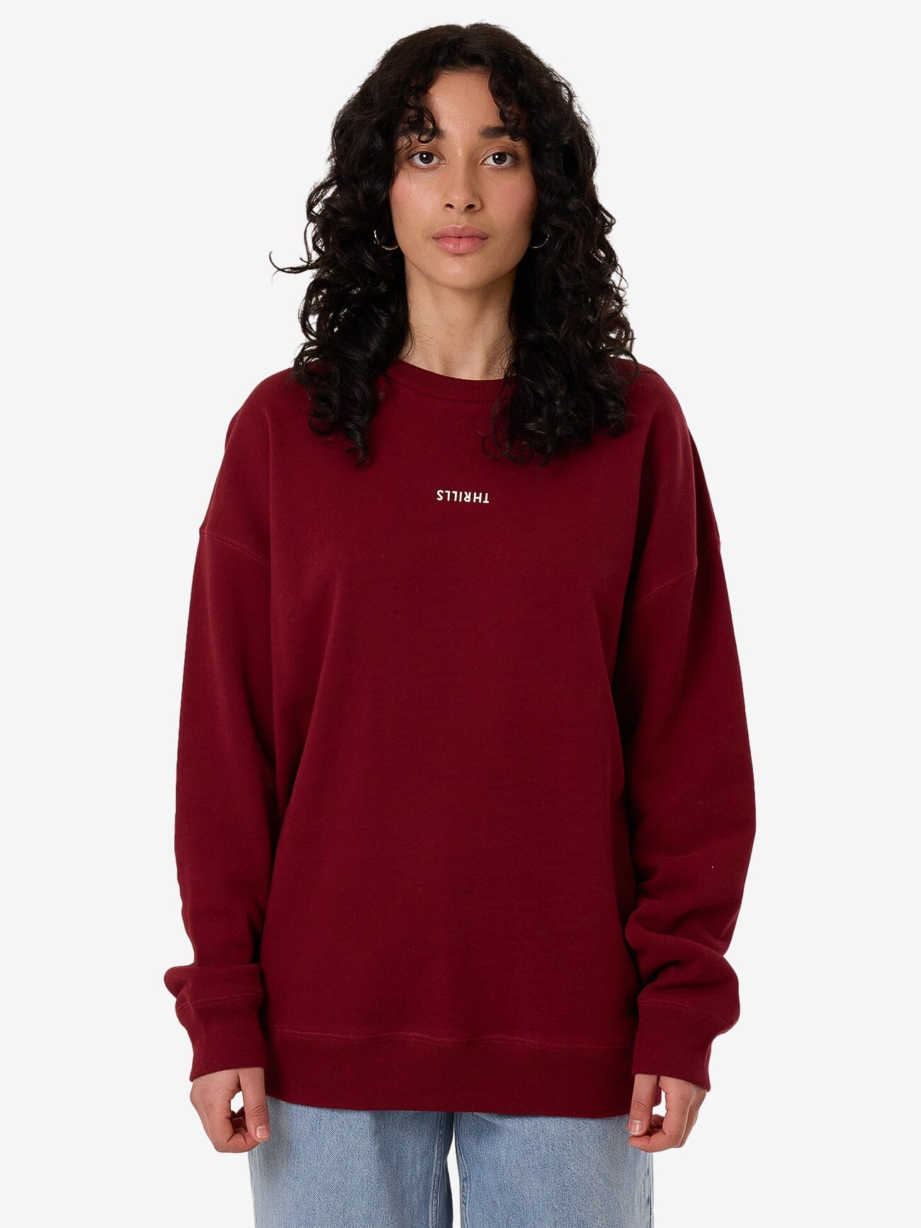 Thrills Glitch Studded Raglan Club Tee Shroom main image 1