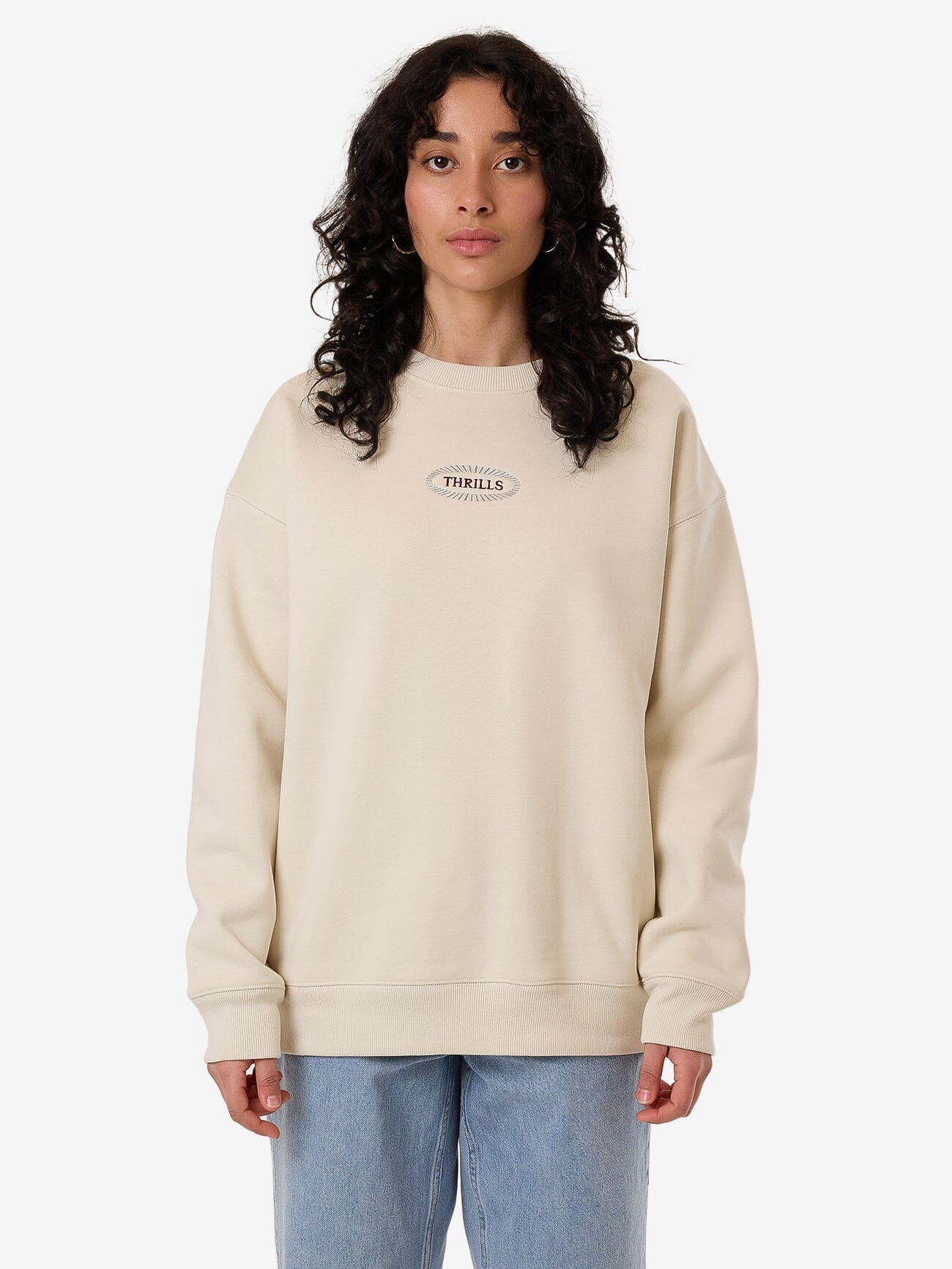 Vanished Slouch Crew - Heritage White 4