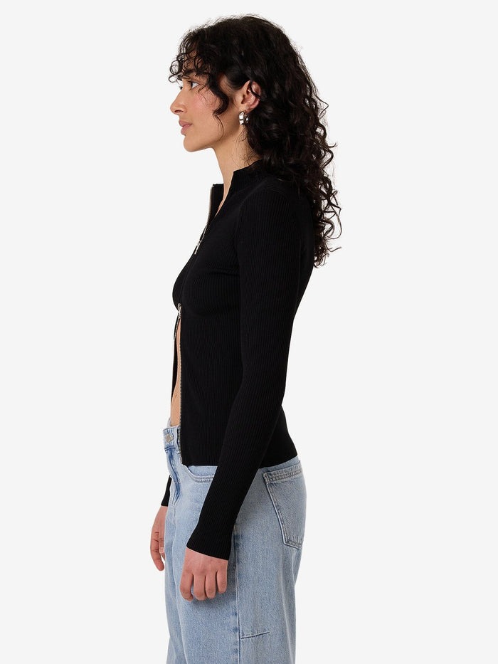 Marita Knit Cardigan - Black 4