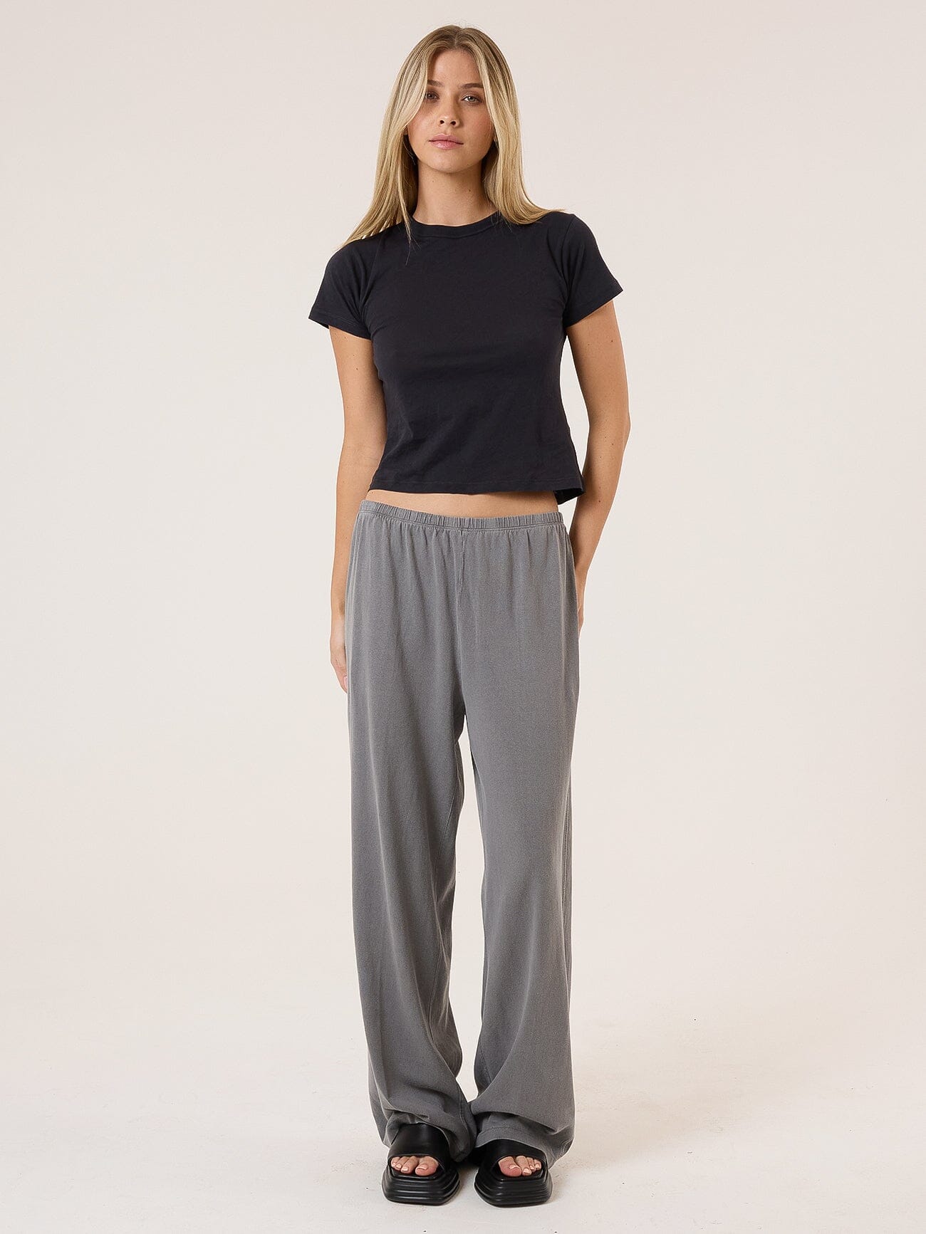 Hemp Relax Pant - Grey Ash