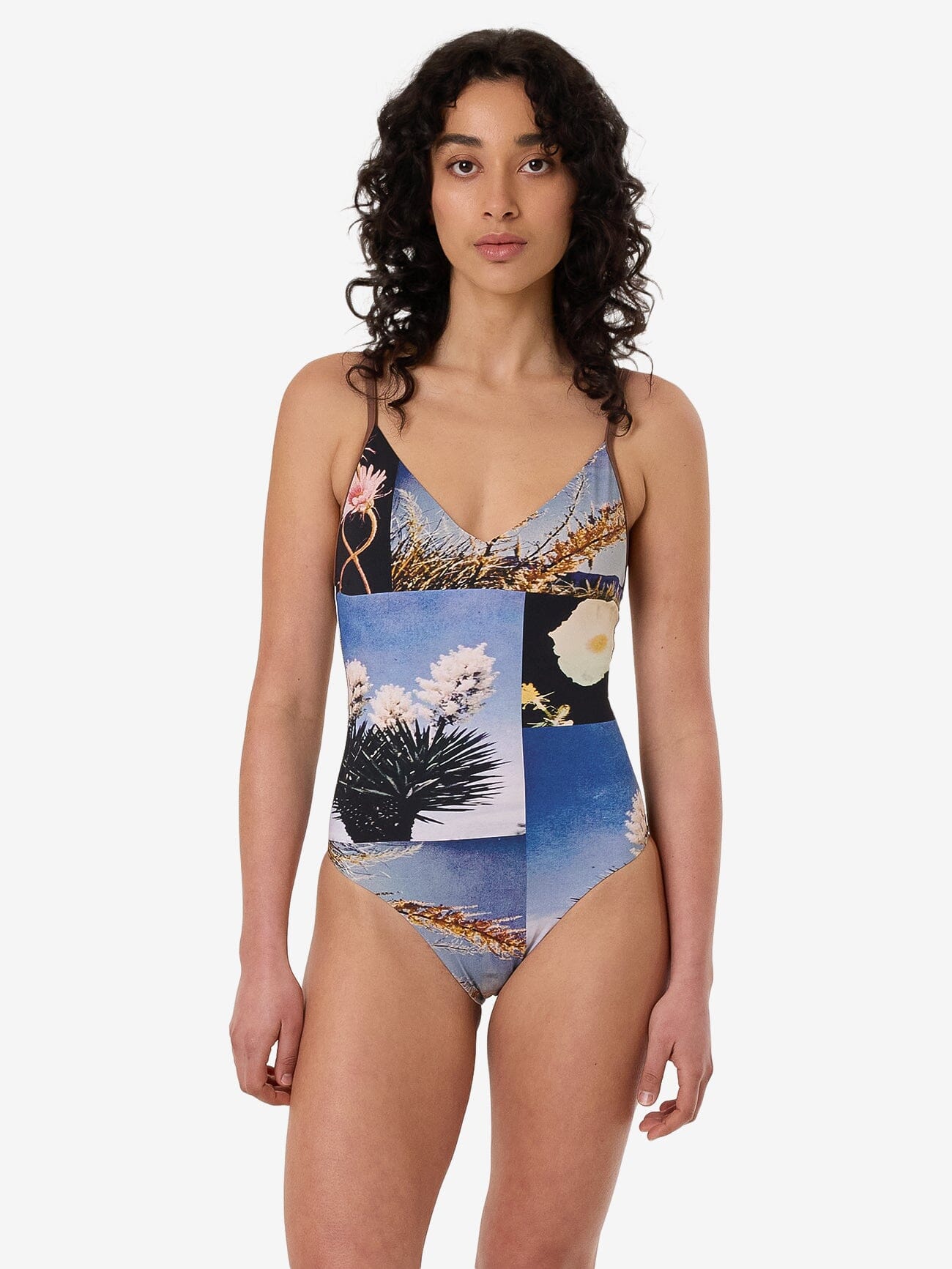Dalia Plunge One Piece - Coffee 4