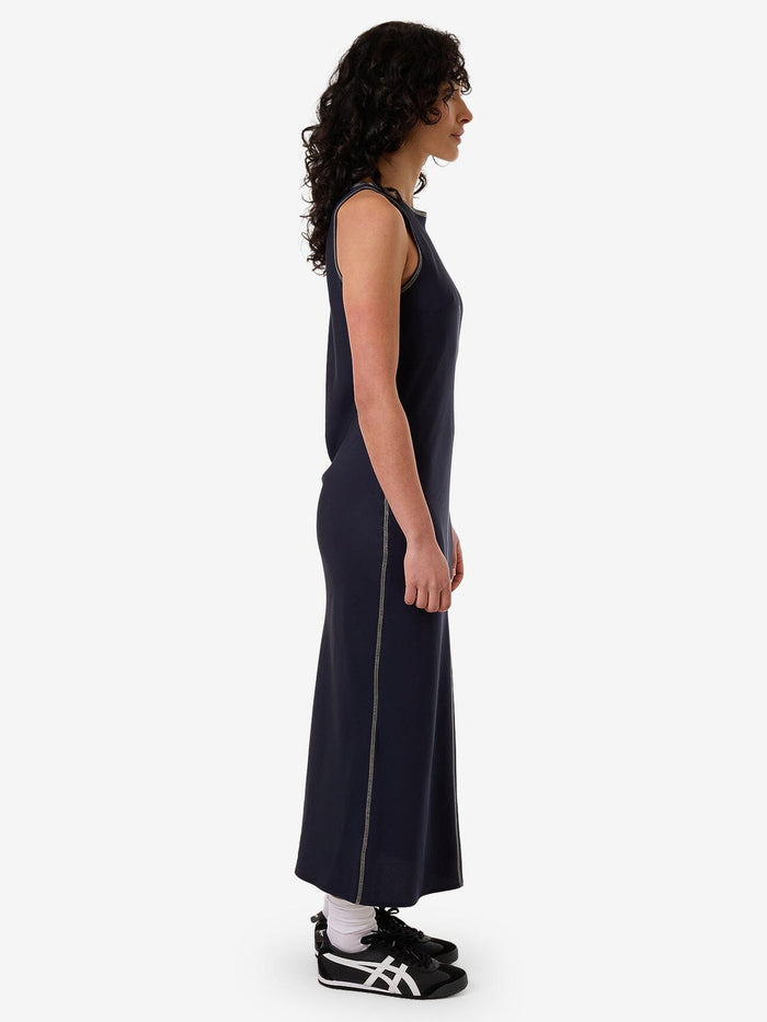 Contour Slip Midi Dress - Peacoat 4