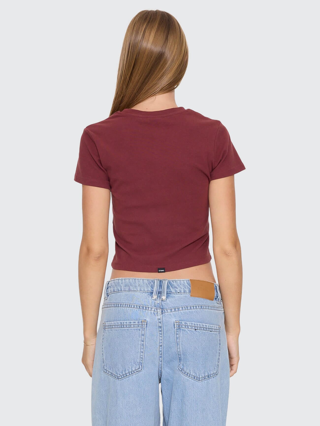 Minimal Thrills Mini Tee - New Maroon 4