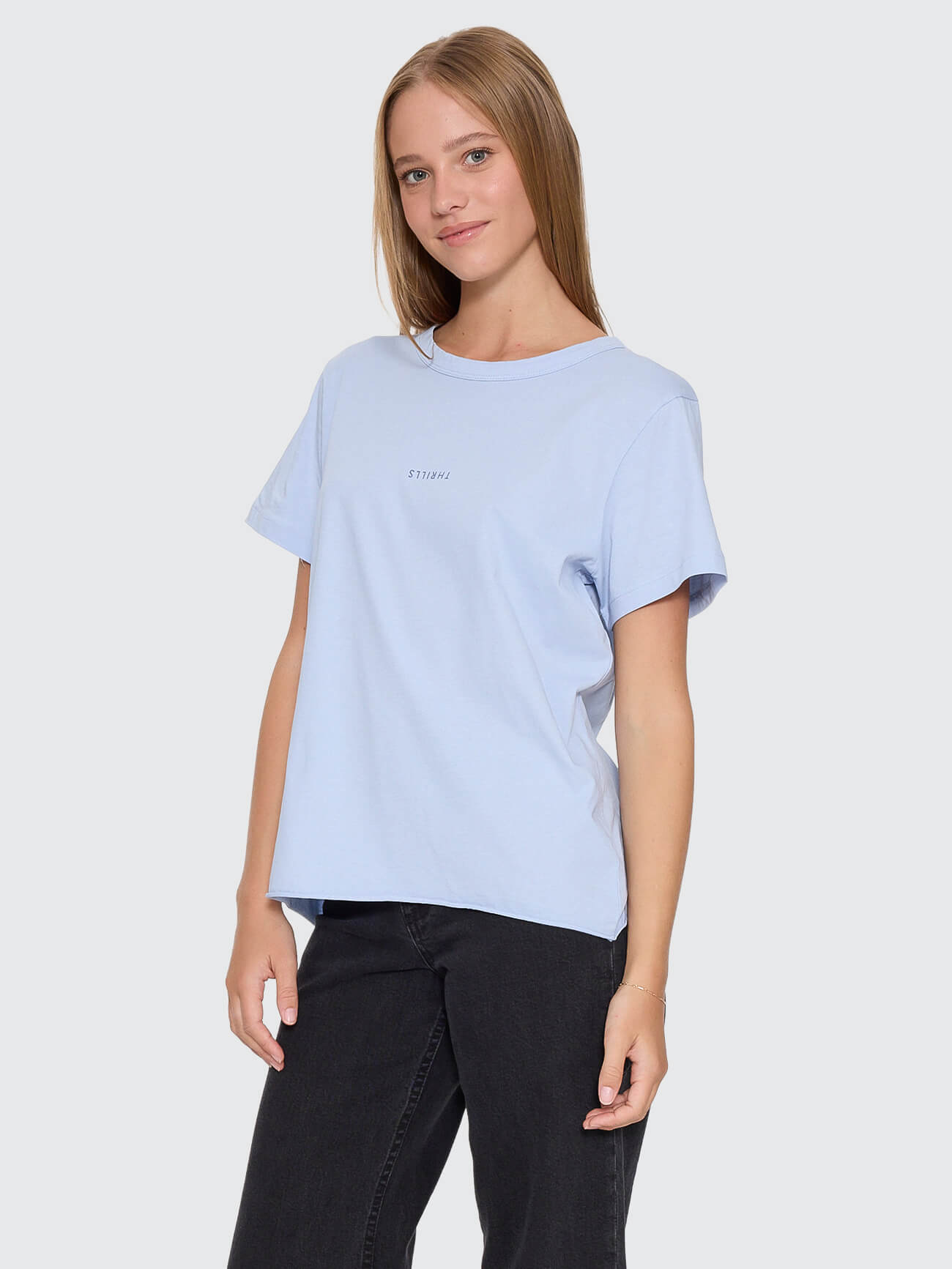 Minimal Thrills Relaxed Tee - Placid Blue 4