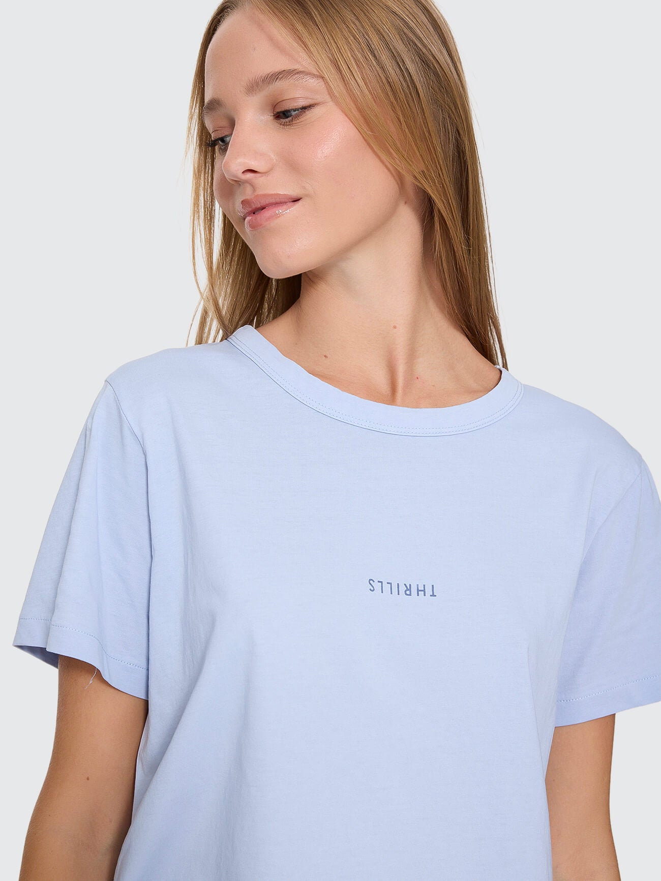 Minimal Thrills Relaxed Tee - Placid Blue 4