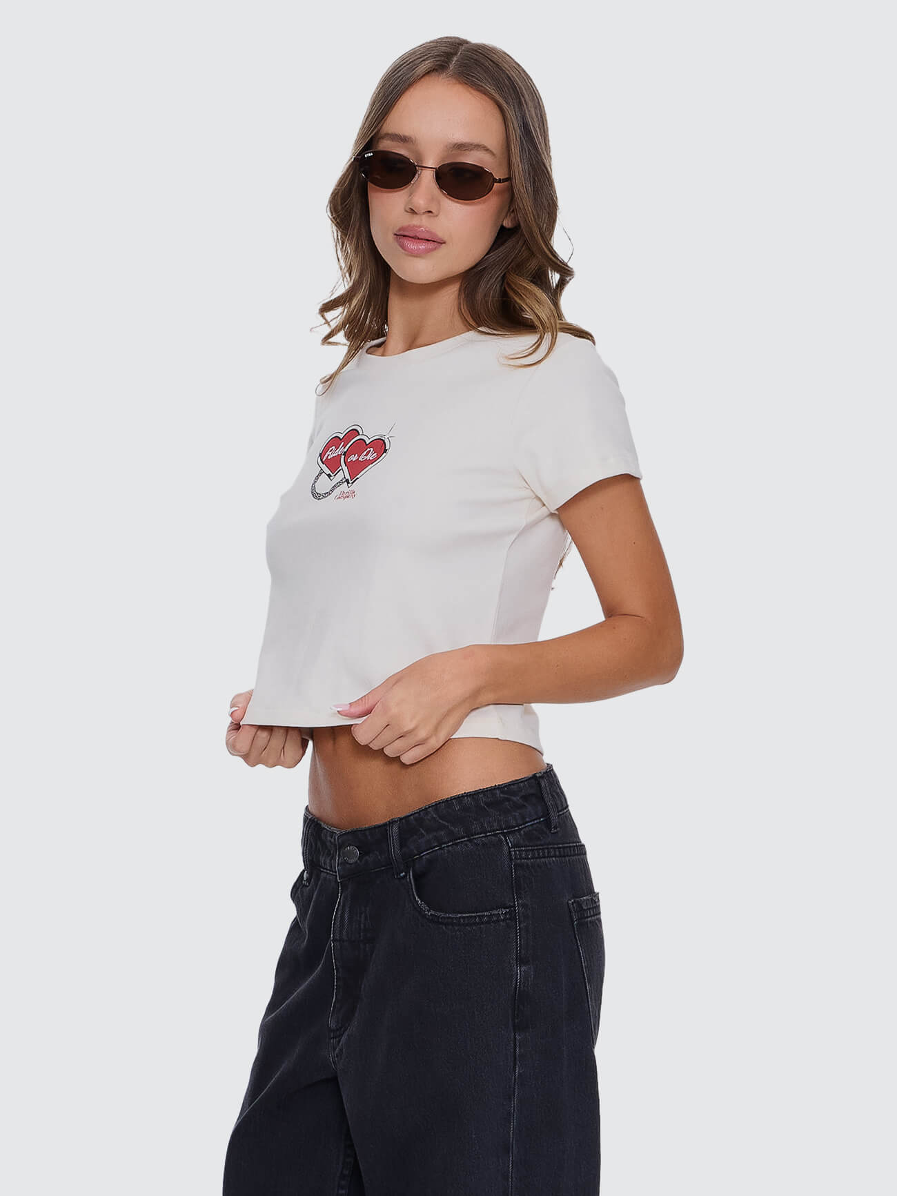 Ride Or Die Mini Tee - Heritage White 4