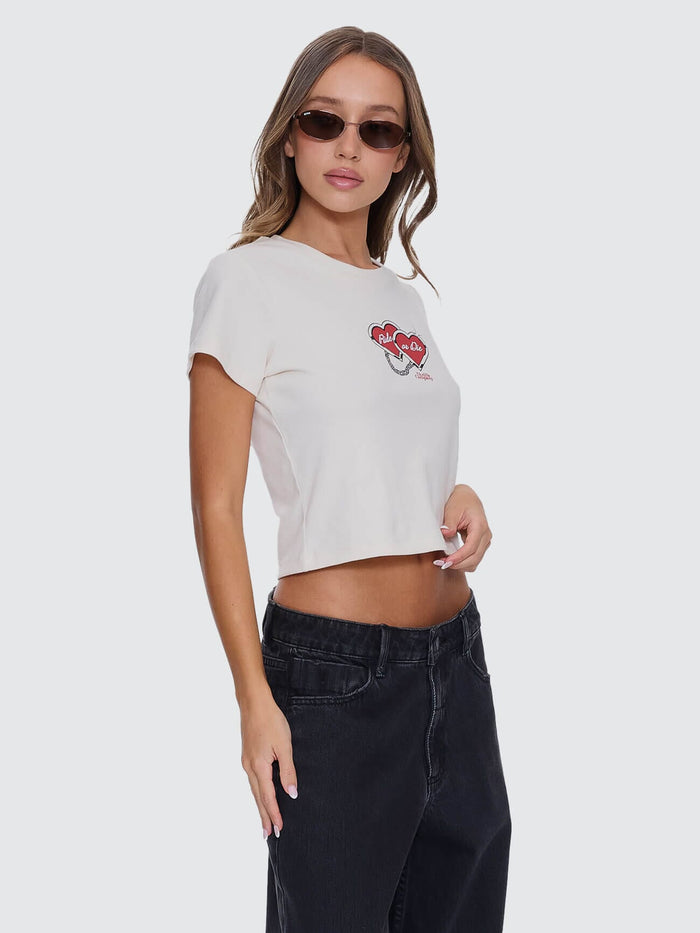 Ride Or Die Mini Tee - Heritage White 4