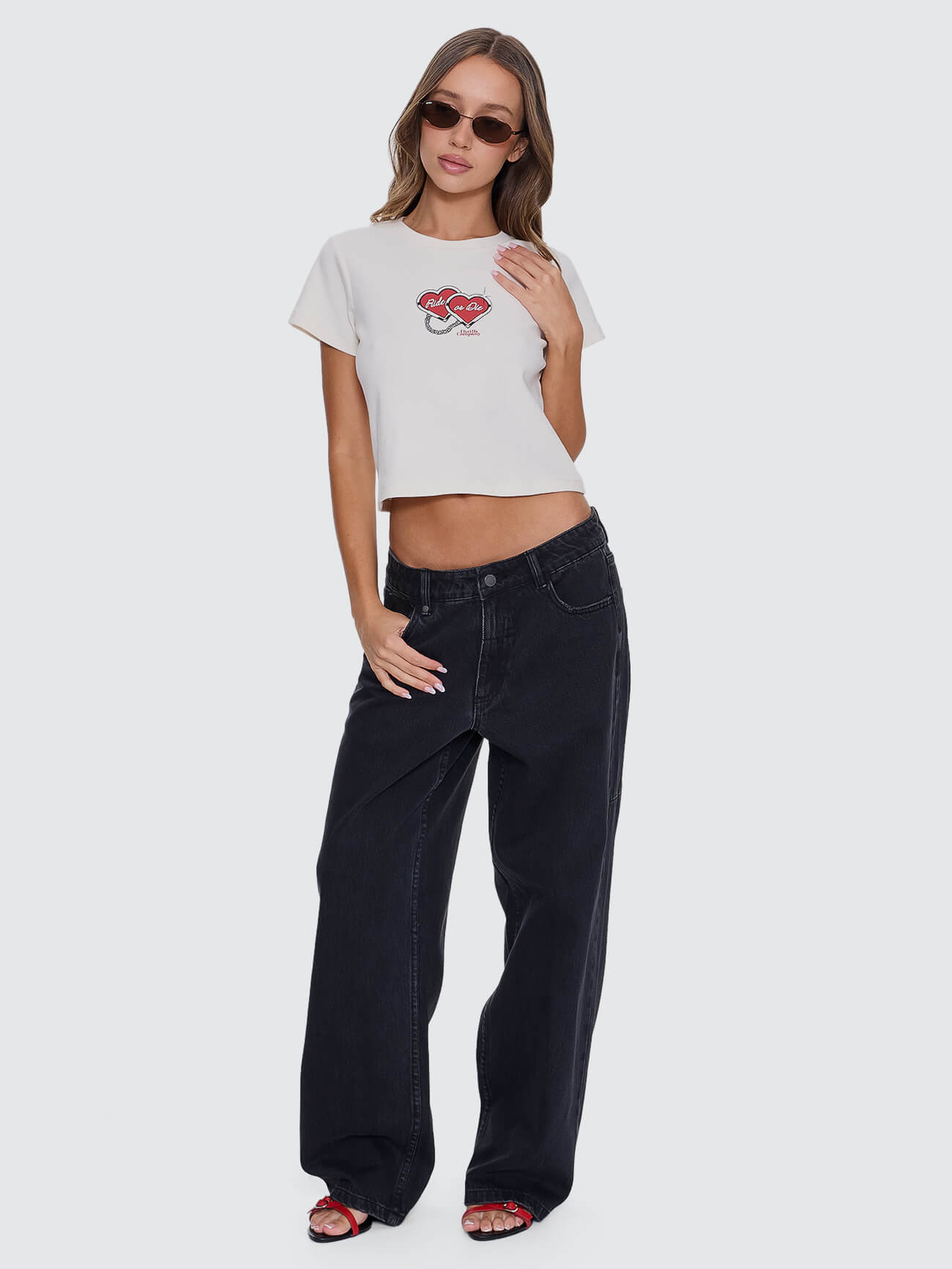 Ride Or Die Mini Tee - Heritage White 4