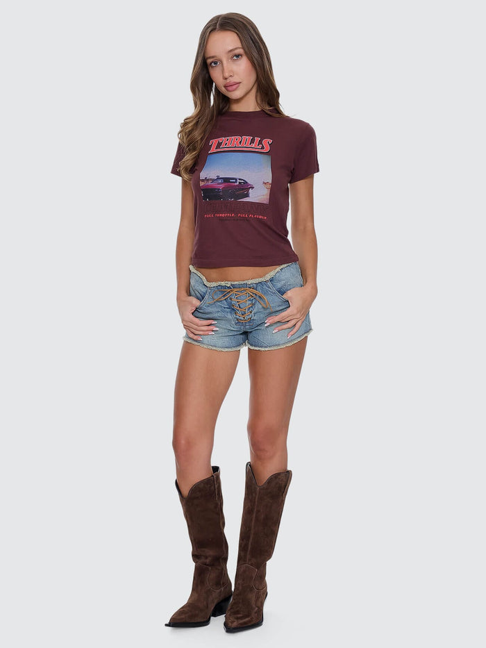 Full Throttle Boy Tee - Bitter Chocolate 4