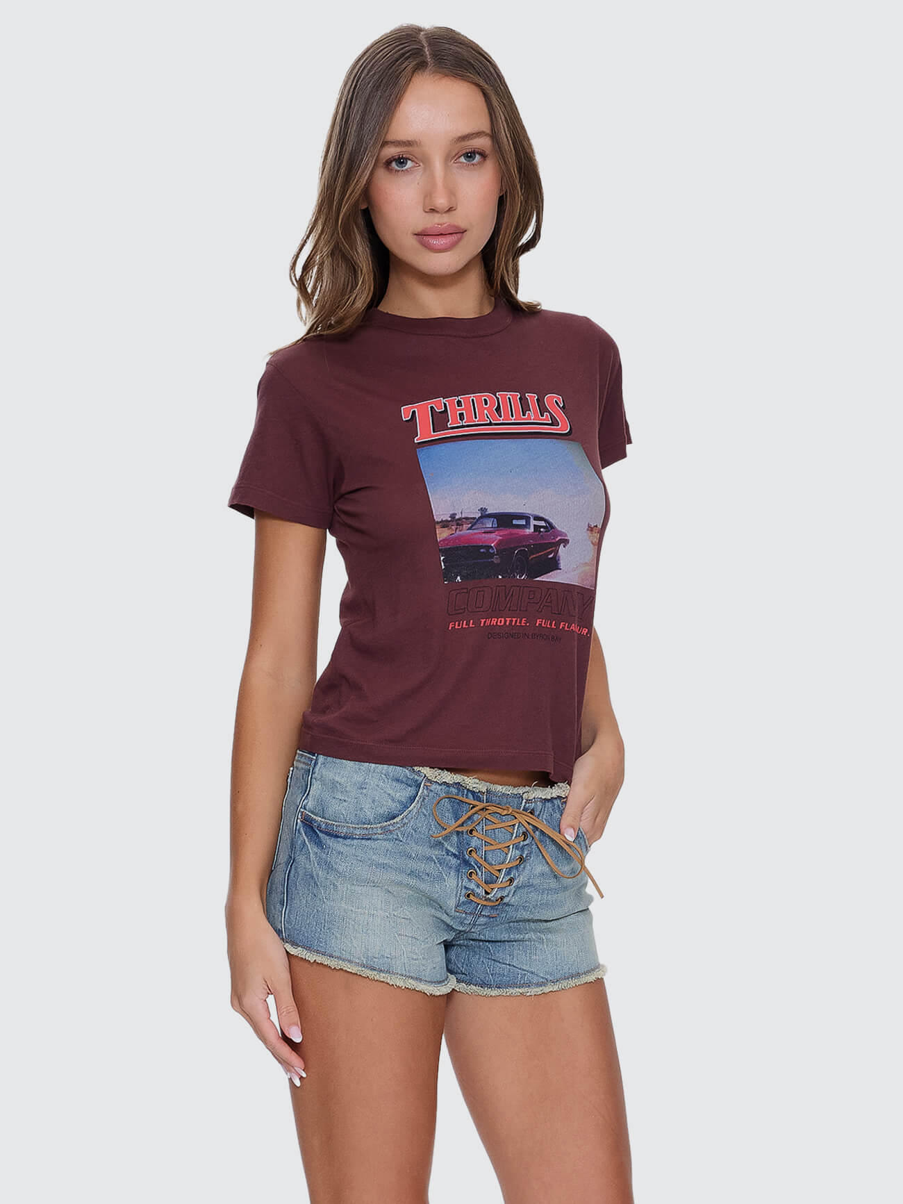 Full Throttle Boy Tee - Bitter Chocolate 4