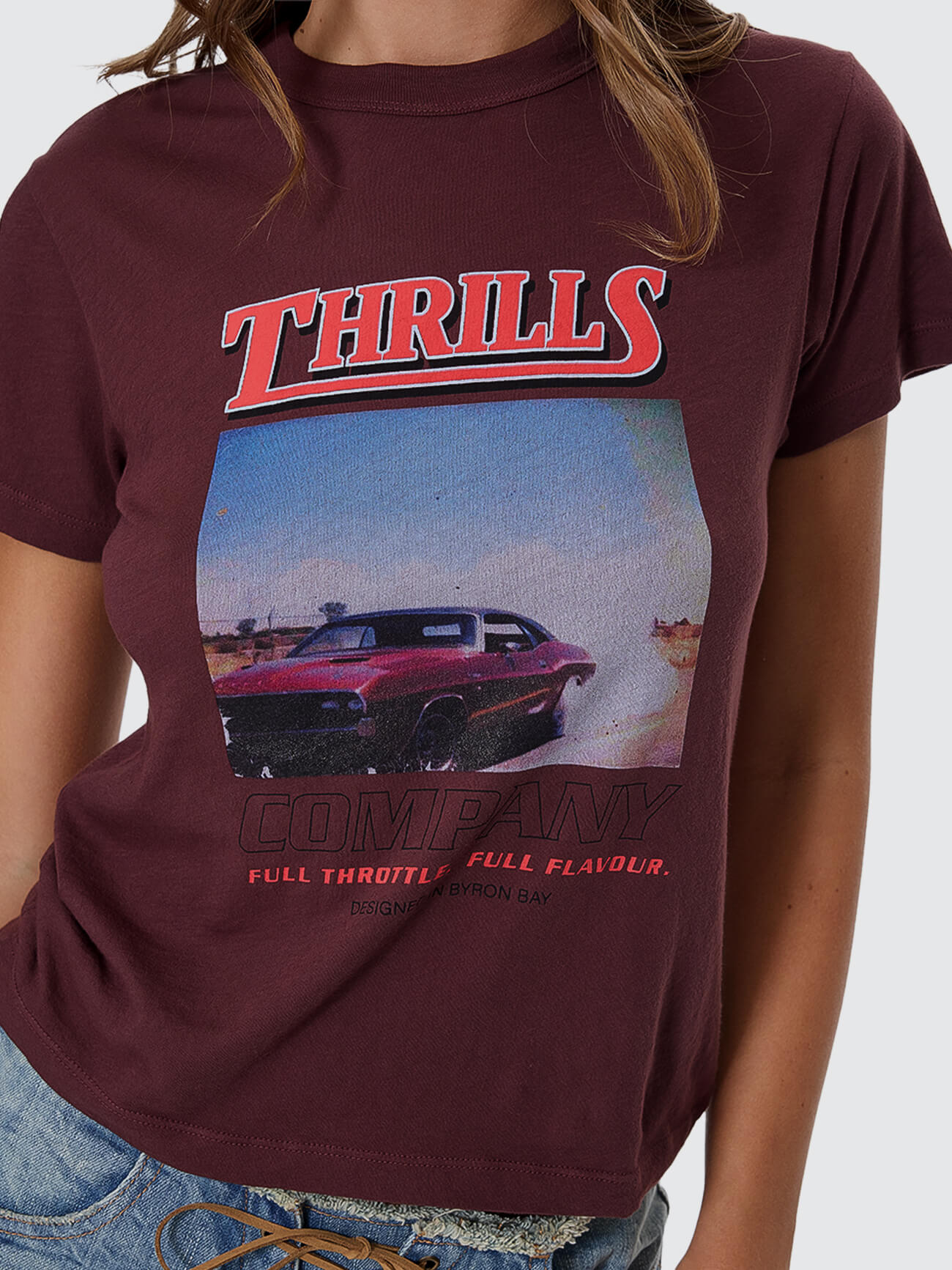 Full Throttle Boy Tee - Bitter Chocolate 4