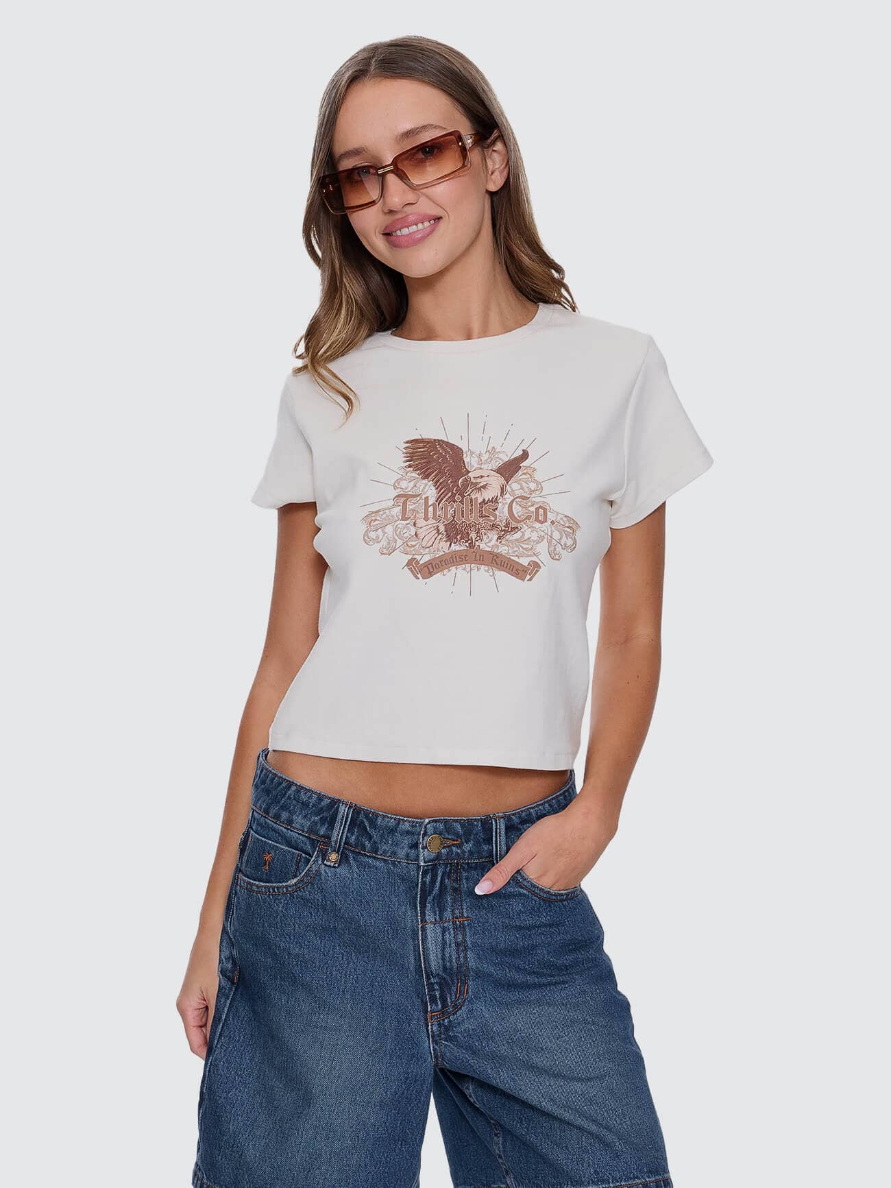 Ruined Paradise Mini Tee - Heritage White 4