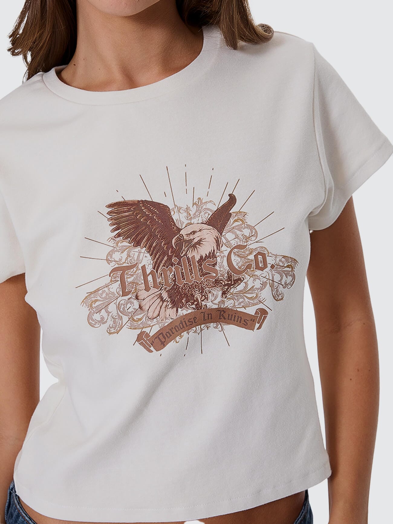 Ruined Paradise Mini Tee - Heritage White 4