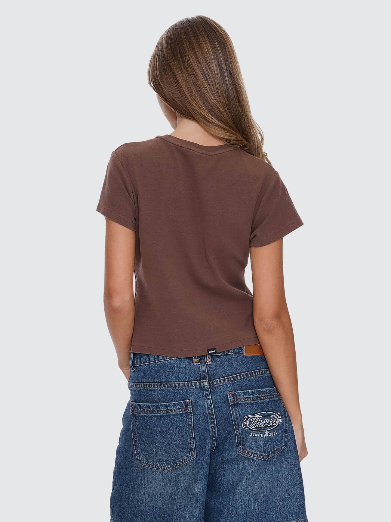 Ruined Paradise Mini Tee - Cocoa 4