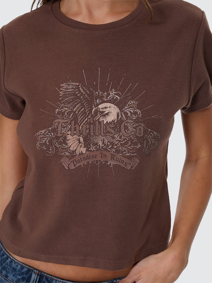 Ruined Paradise Mini Tee - Cocoa 4
