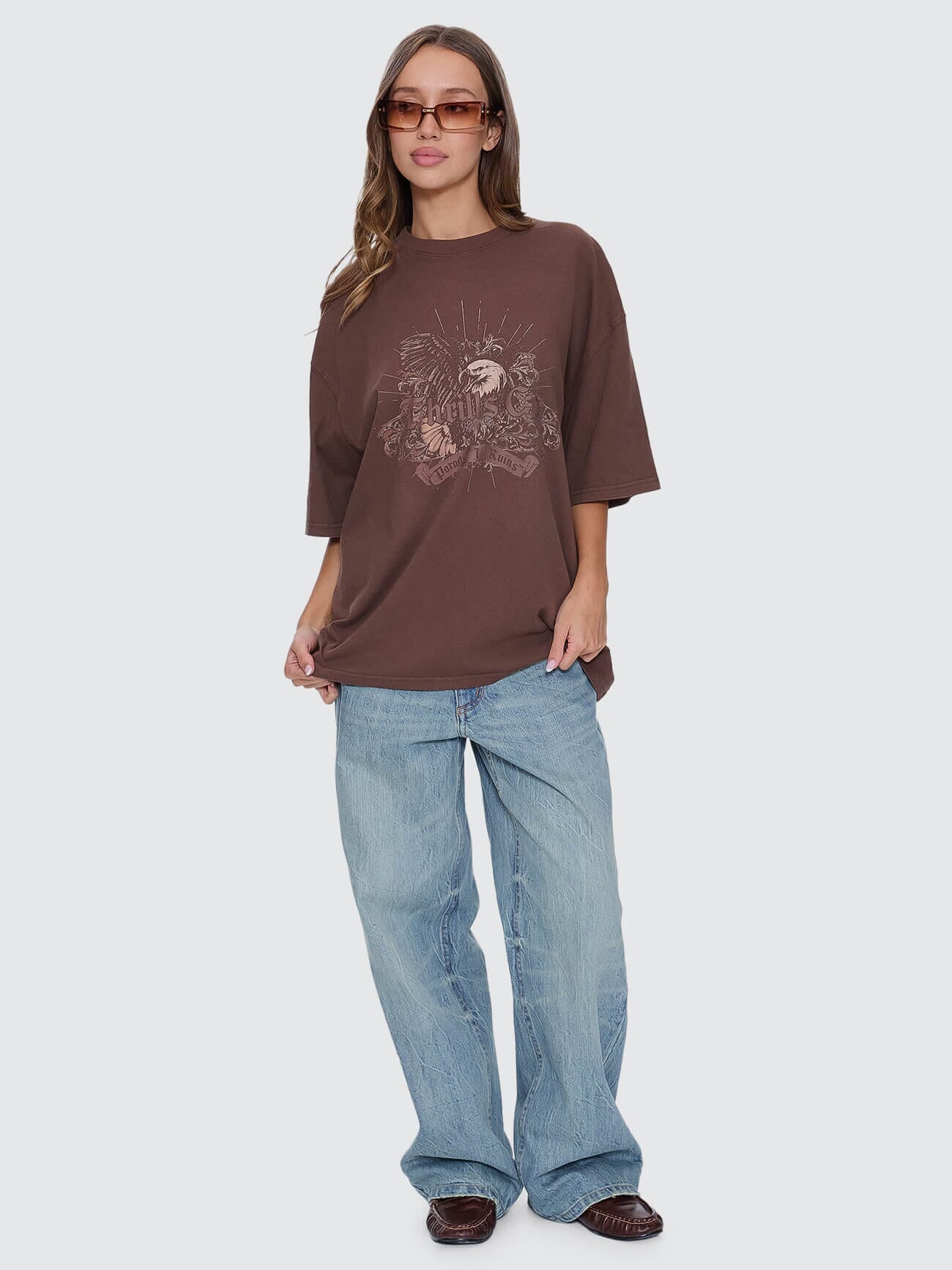 Ruined Paradise Oversized Tee - Cocoa 4