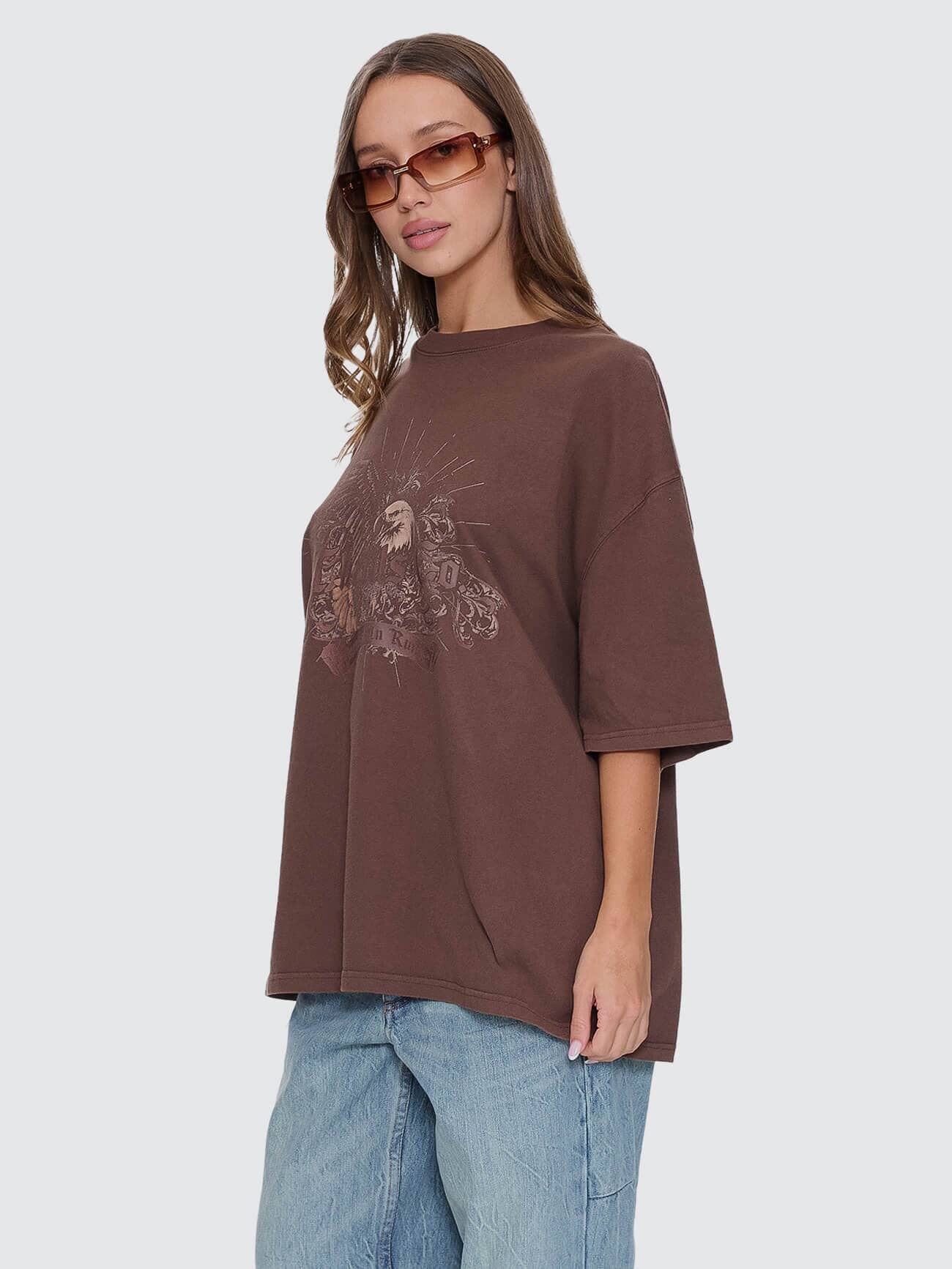 Ruined Paradise Oversized Tee - Cocoa 4