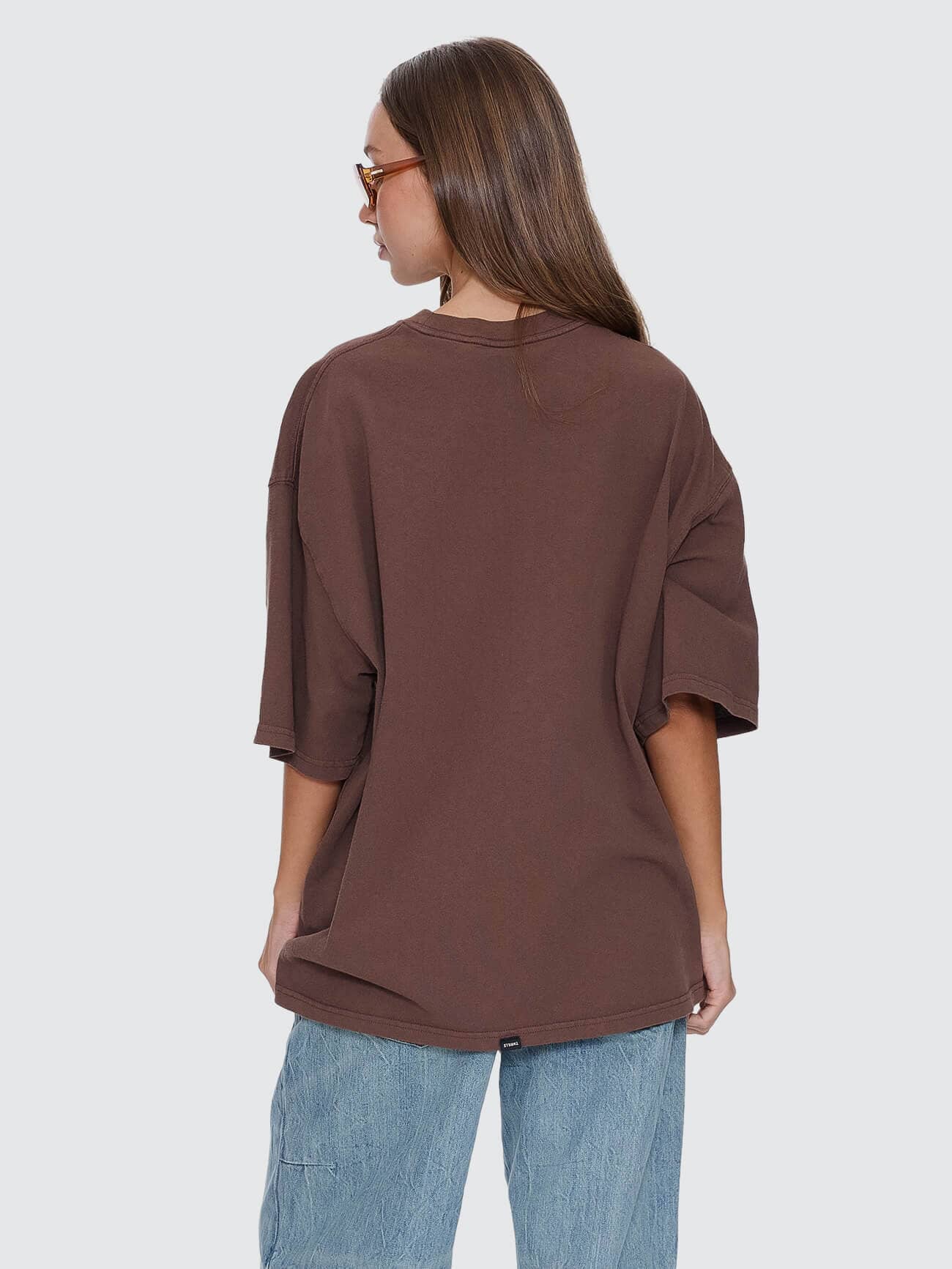 Ruined Paradise Oversized Tee - Cocoa 4