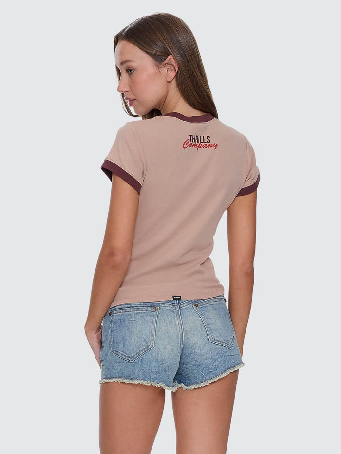 On My Mind Club Tee - Stone 4