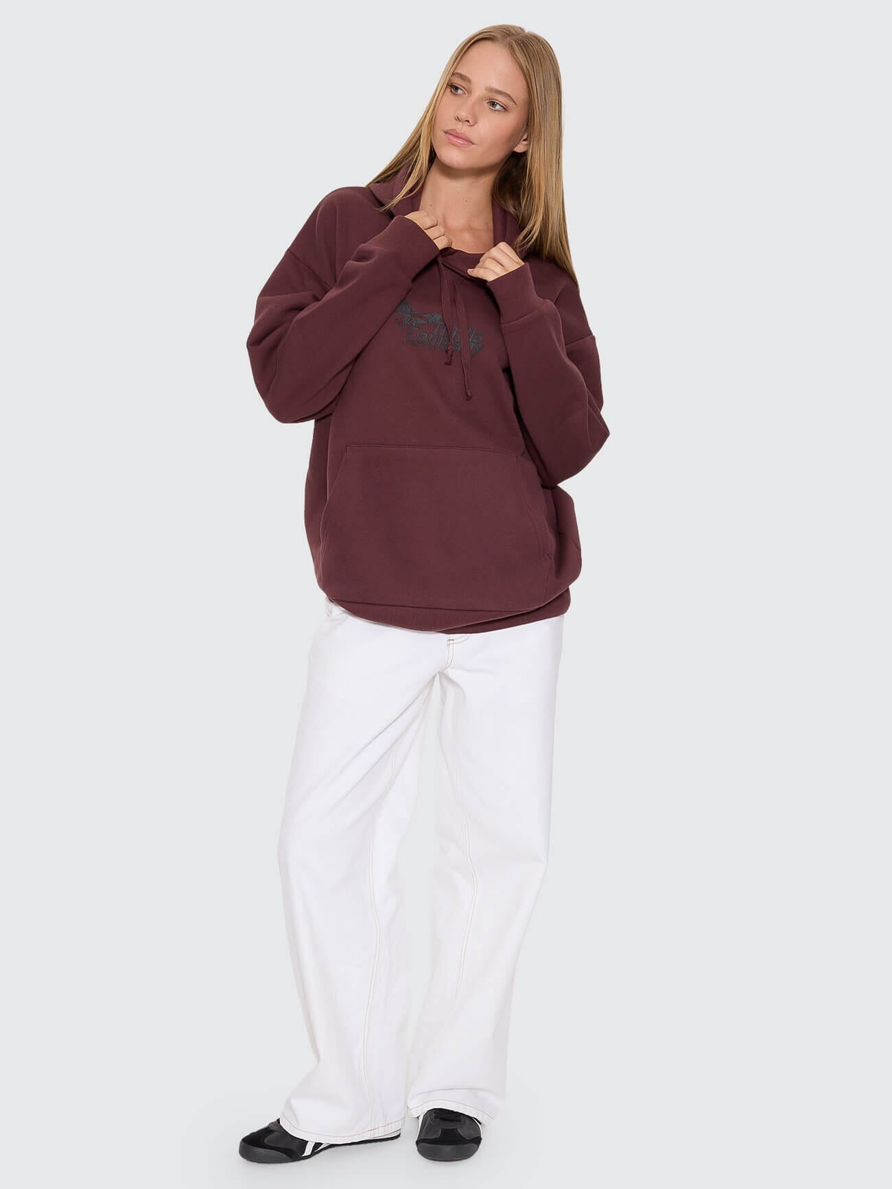 Chaos And Calm Slouch Hood - Bitter Chocolate 4