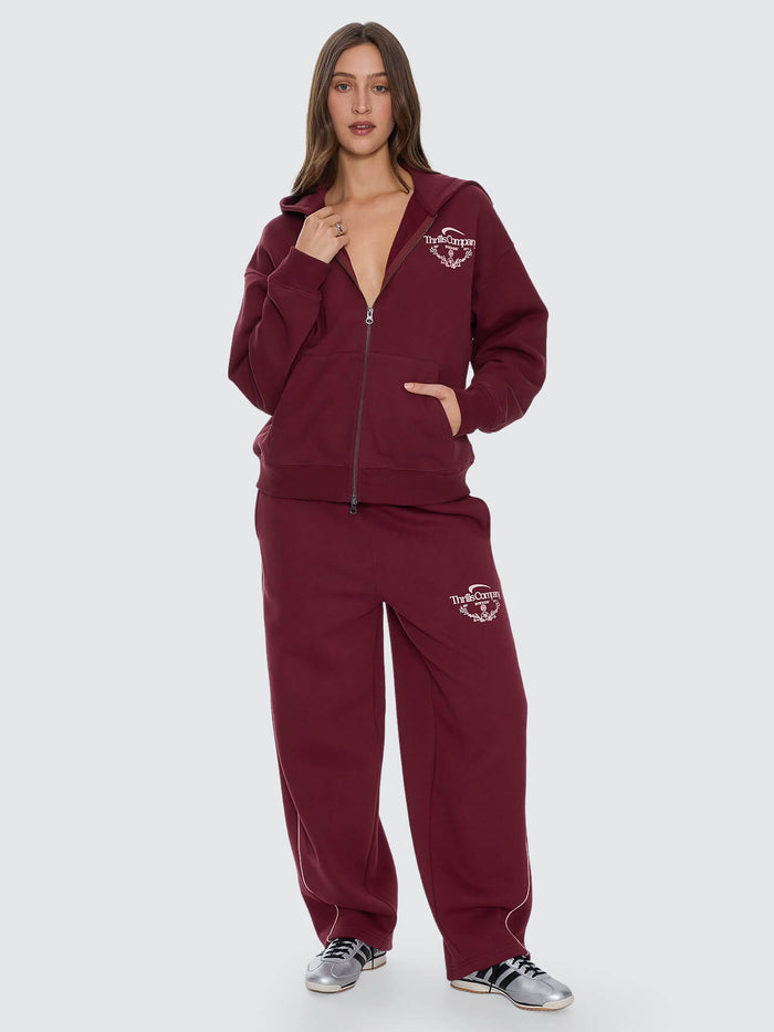 End Game Zip Hood - New Maroon 4