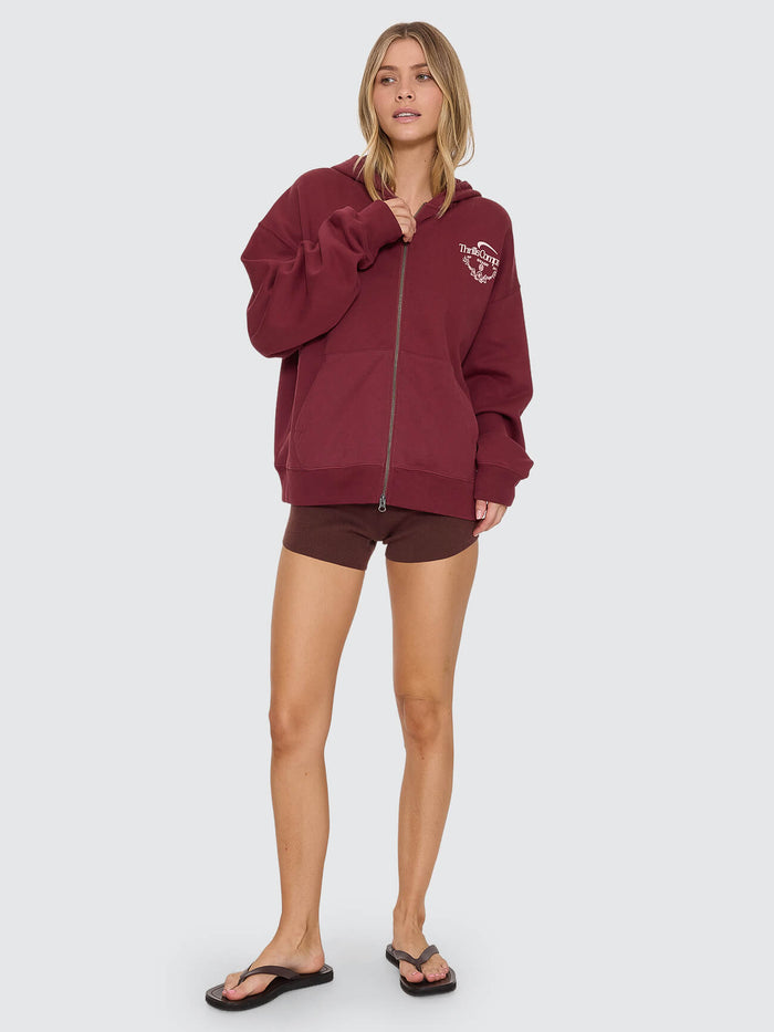End Game Zip Hood - New Maroon 4