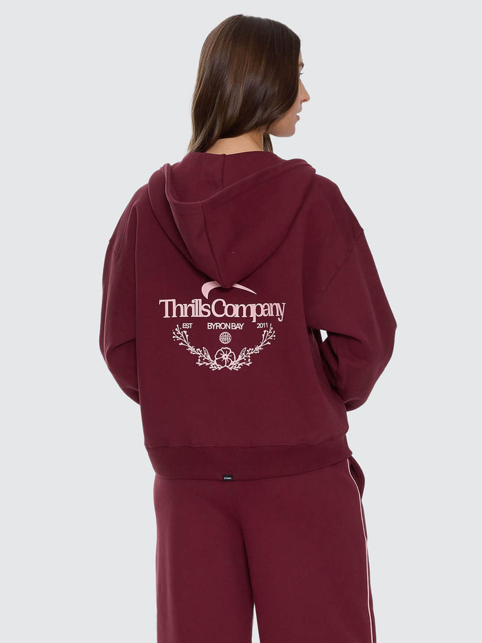 End Game Zip Hood - New Maroon 4