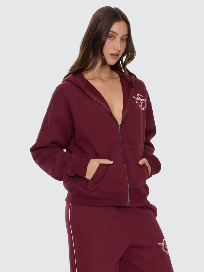 End Game Zip Hood - New Maroon 4