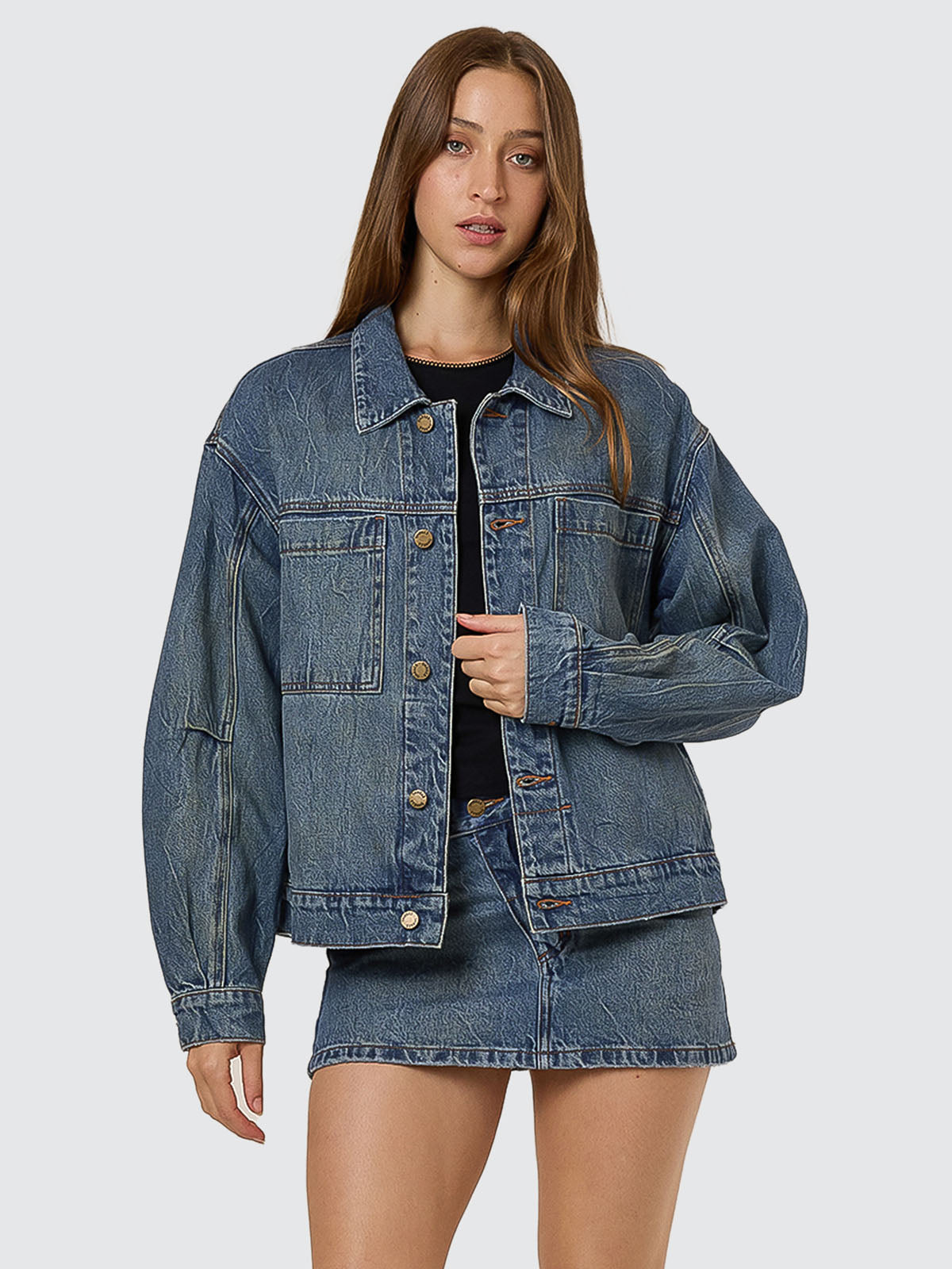 Bailey Jacket - Vanish Mid Blue 4