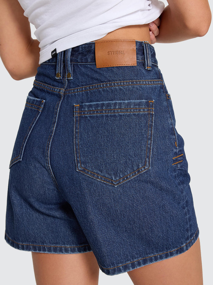 Koko High Rise Short - Rinsed Ink