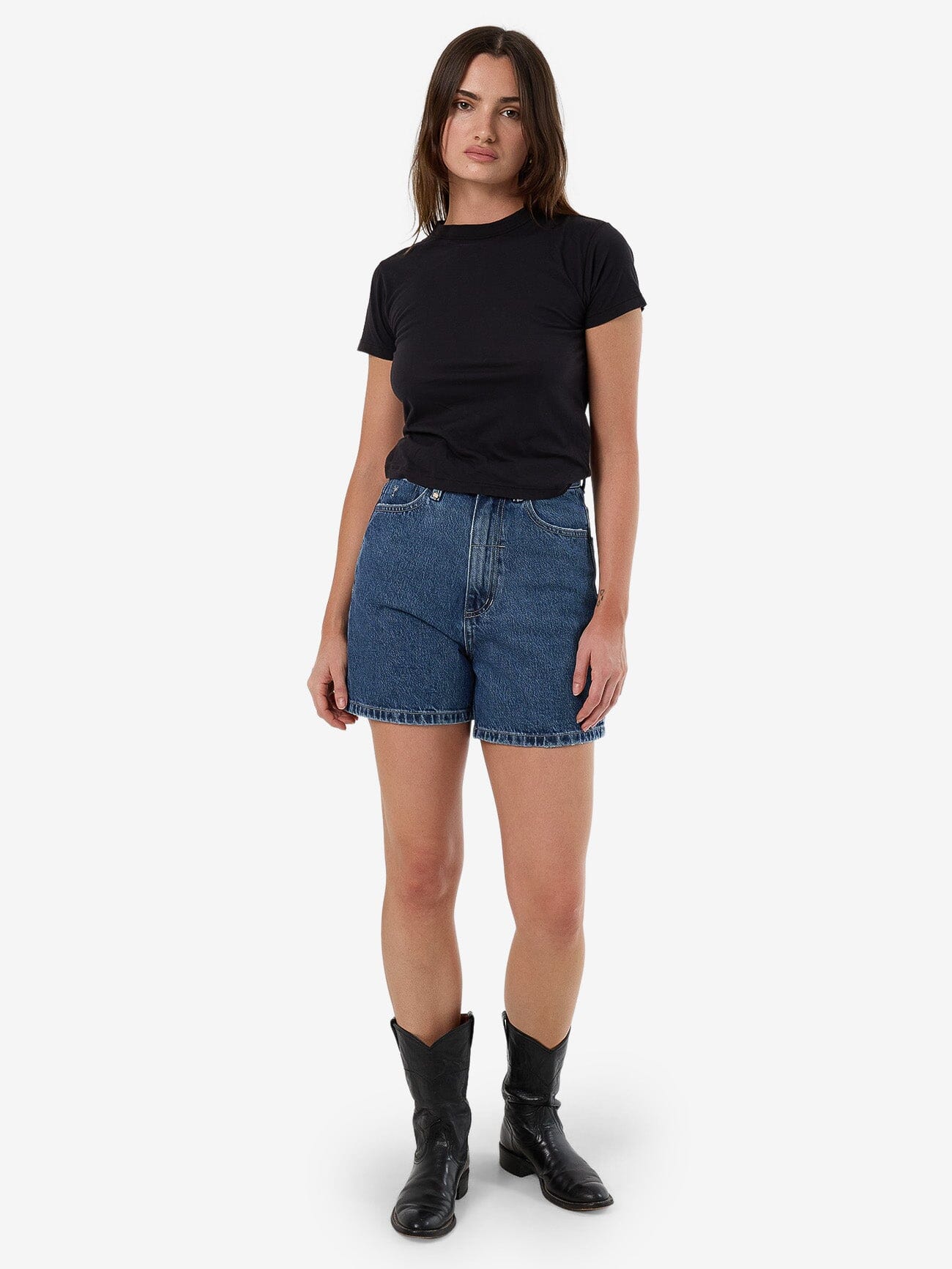 Koko Short - Vintage Rinse Blue 4