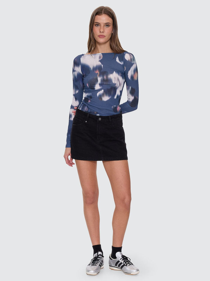 Sophie Skirt - Black Rinse