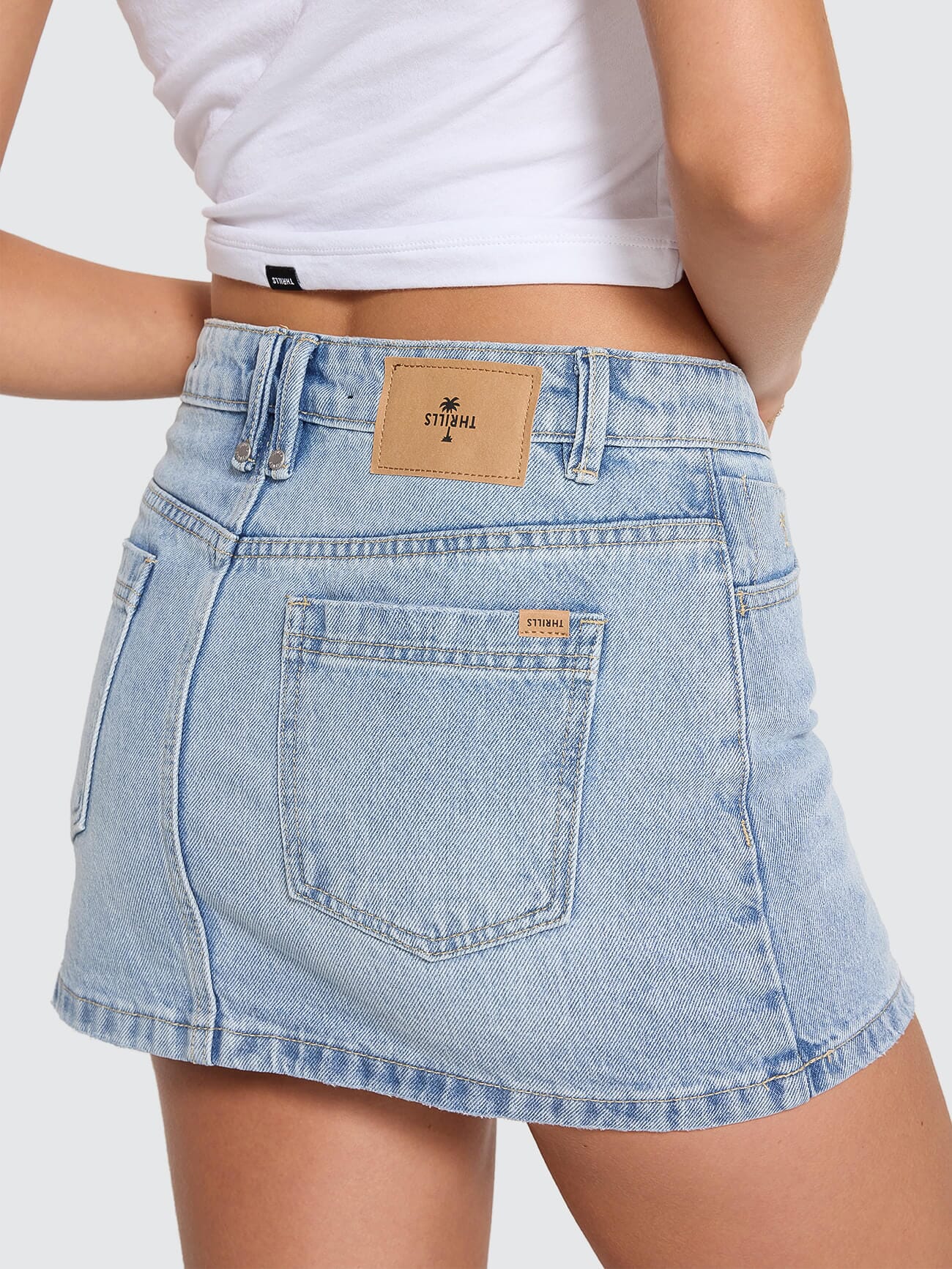 Sophie Skirt - Ash Blue