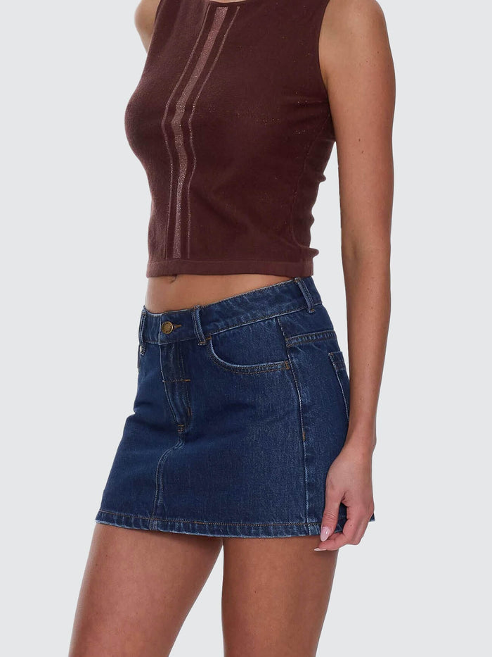 Sophie Skirt - Rinsed Ink 4